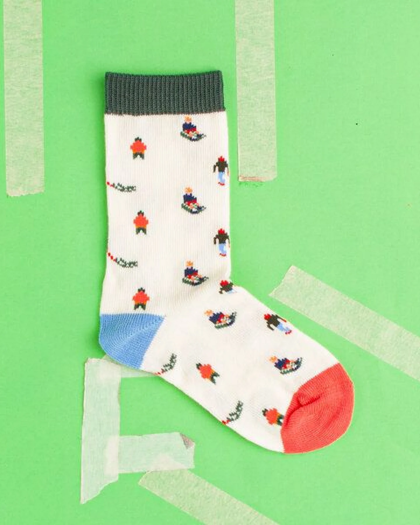 DillySocks Kindersocken Lil Sled aus Biobaumwoll-Mix – Ansicht 3
