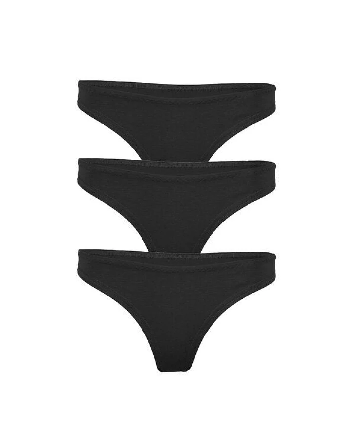 Frija Omina 3er Set Bio-String Pur uni