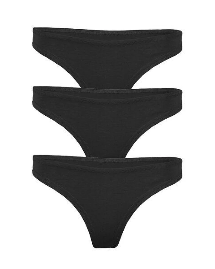 Frija Omina 3er Set Bio-String Pur uni