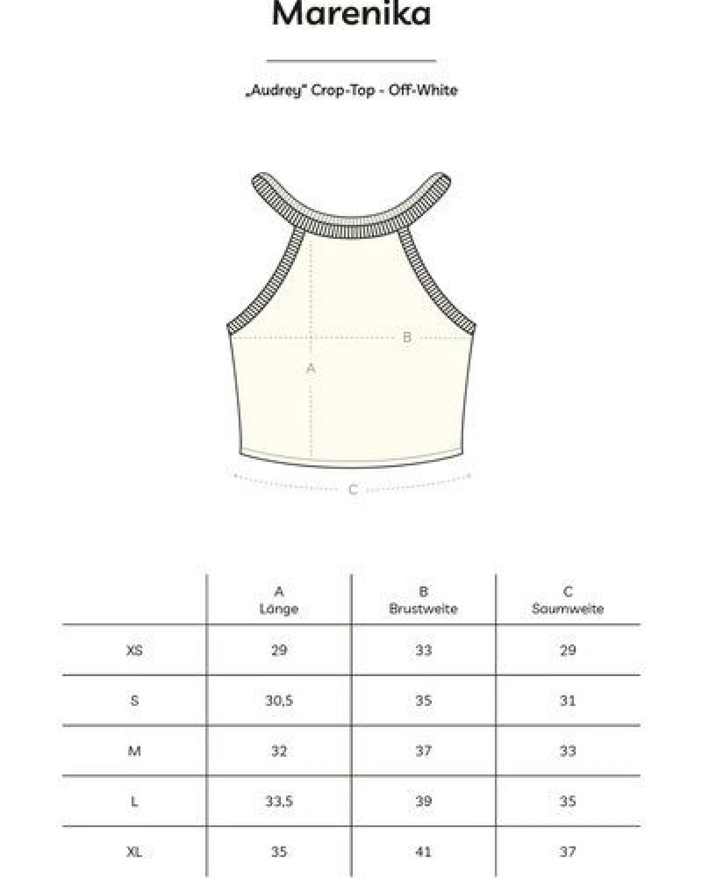 Marenika Crop-Top Audrey aus Bio-Baumwolle – Ansicht 4
