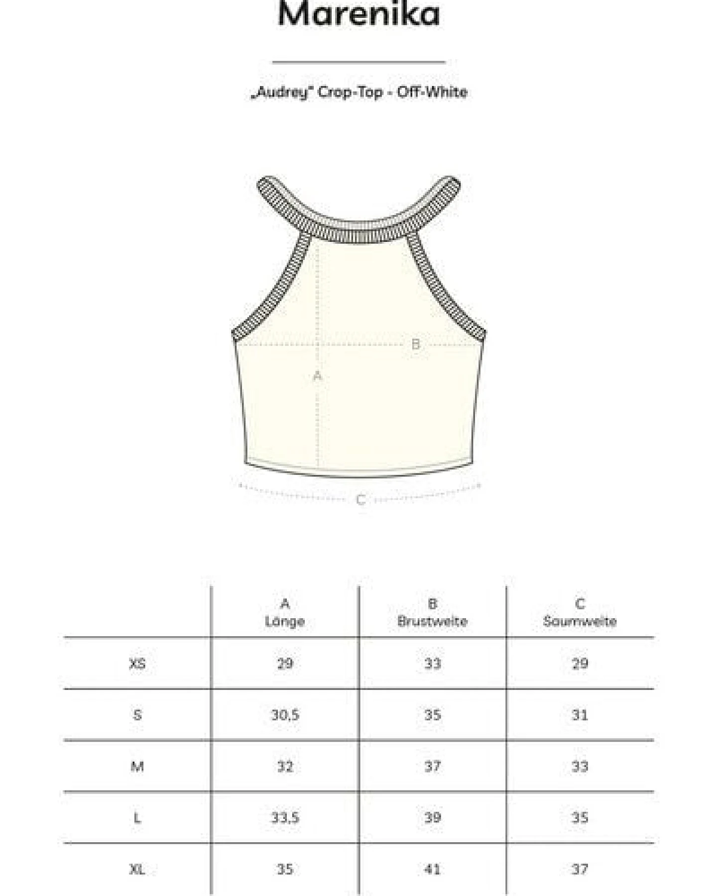 Marenika Crop-Top Audrey aus Bio-Baumwolle – Ansicht 4