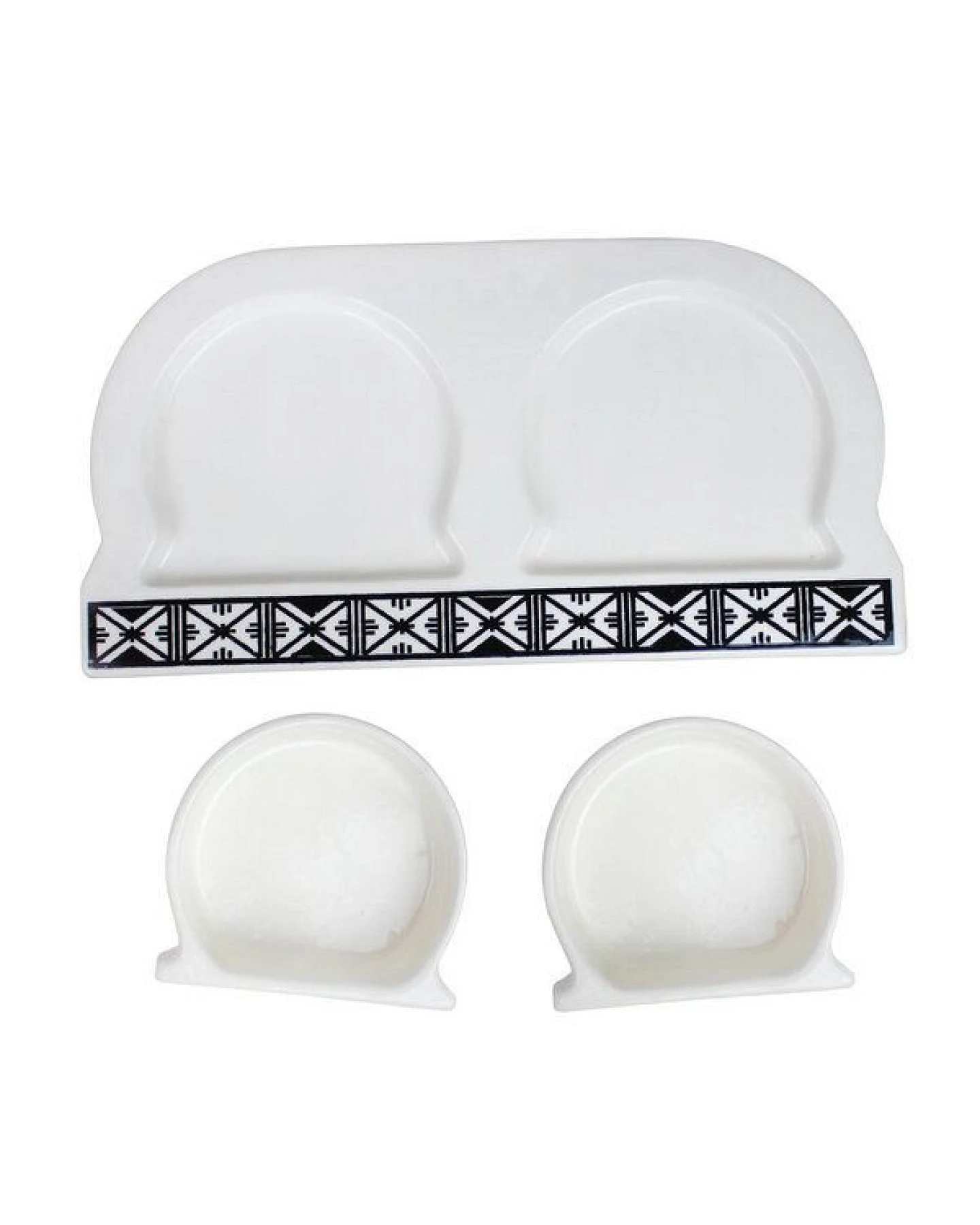 Mitienda Shop Snackschalen 3 teiliges Set aus Keramik, Tunesien – Ansicht 3