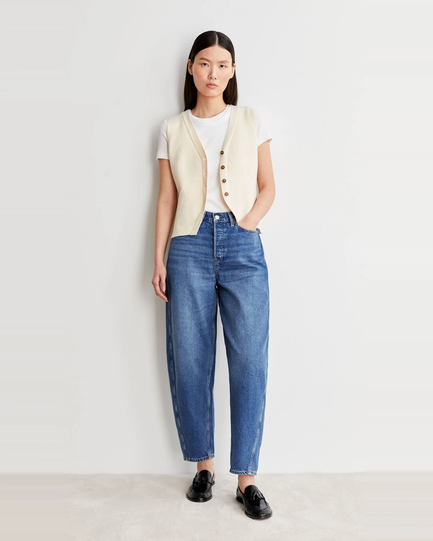 Jeans Barrel Leg Baarly Jean Crunchy – Ansicht 5