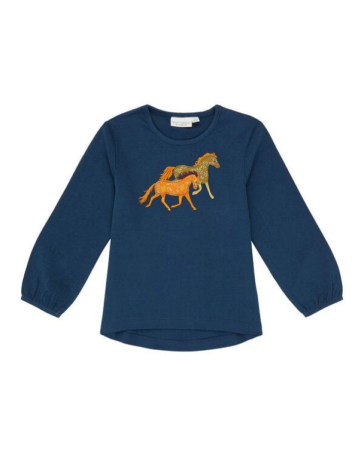 sense-organics Sense Organics Langarm Mädchen Shirt Bio Baumwolle