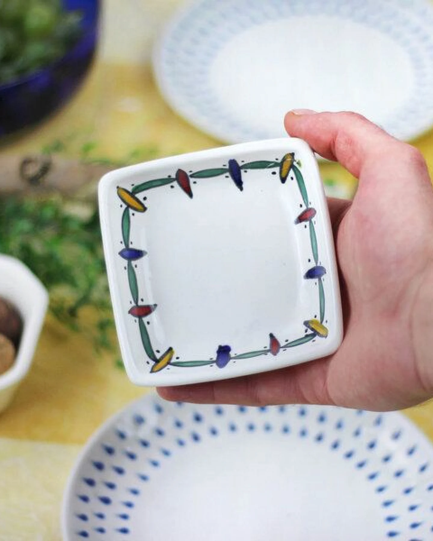 Mitienda Shop Snackschale aus Keramik Jasmin aus Tunesien – Ansicht 3