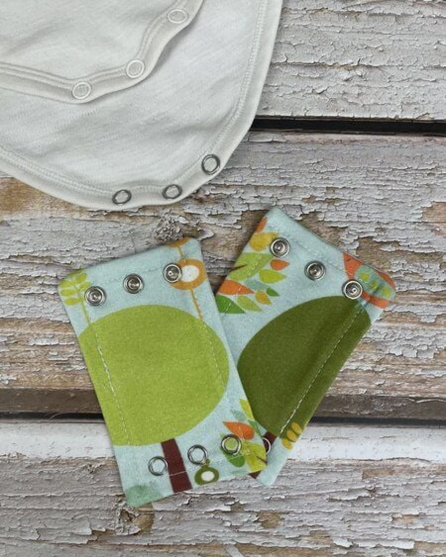 Stoffretter Baby Bodyverlängerung Baumwolle versch. Größen - 2er Set – Ansicht 3