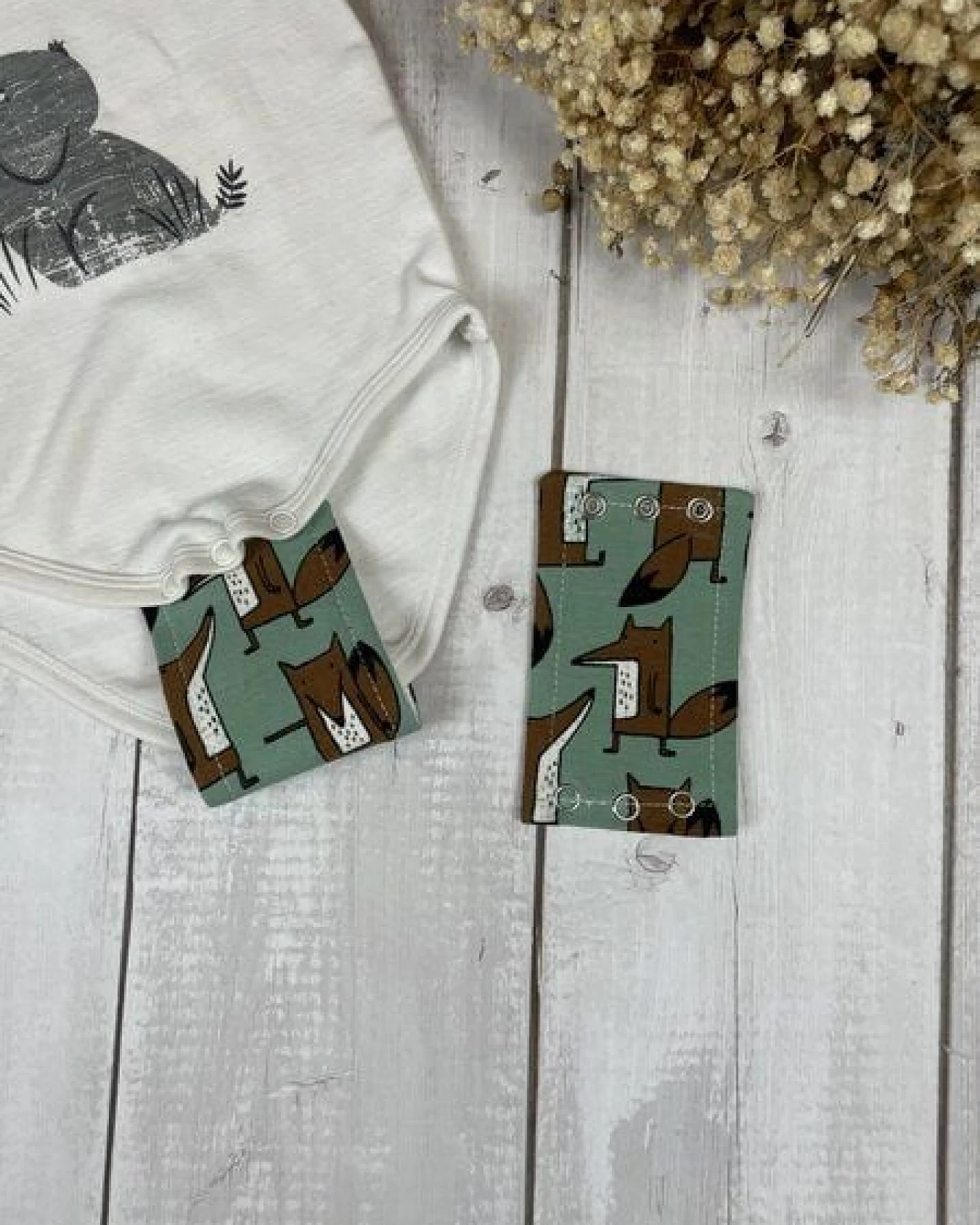 Stoffretter Baby Bodyverlängerung Baumwolle versch. Größen - 2er Set – Ansicht 4