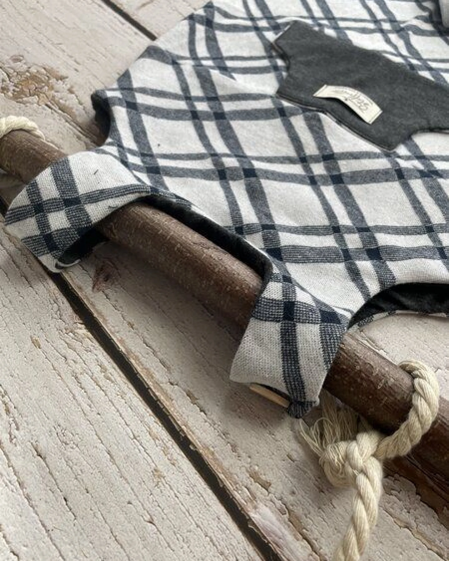 Stoffretter - Windelarsch & Zwirn Stoffretter Windelflitzer- Upcycling Babyhose Latzhose Toddlersize (74-92) – Ansicht 2