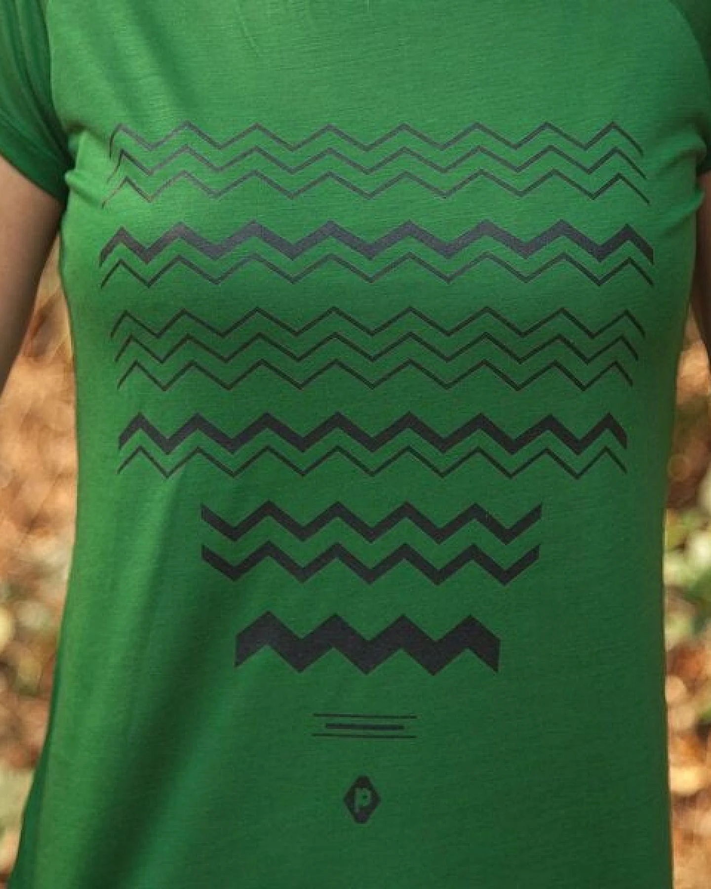 päfjes ZickZack Zacken - Fair gehandeltes Tencel Frauen T-Shirt – Ansicht 4