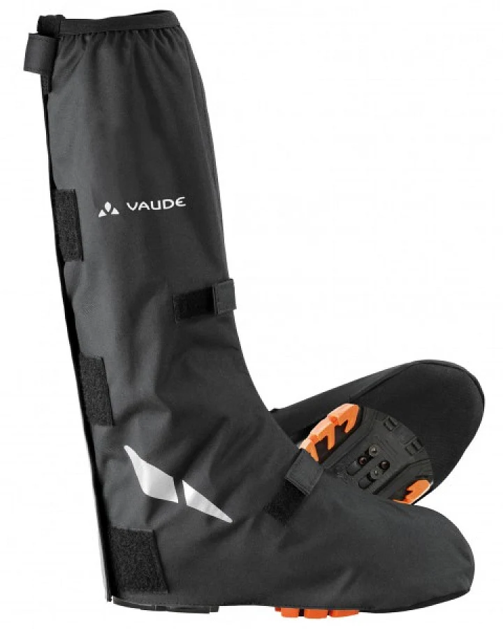 Vaude - Bike Gaiter long - Überschuhe Gr 36-39 schwarz/grau