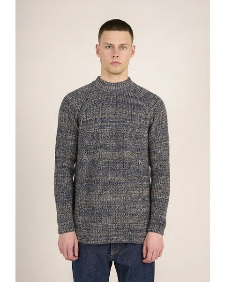 KnowledgeCotton Apparel Strick-Pullover TWISTED YARN aus Bio-Baumwolle