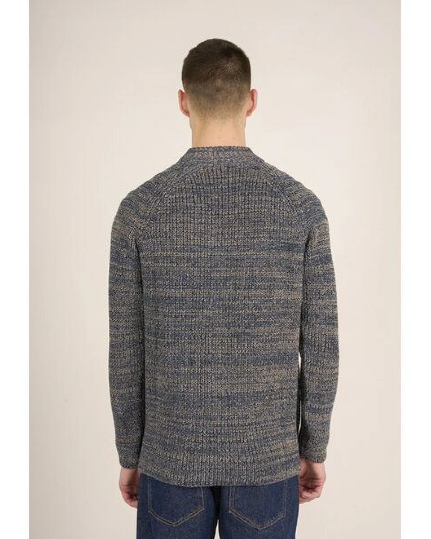 KnowledgeCotton Apparel Strick-Pullover TWISTED YARN aus Bio-Baumwolle – Ansicht 2