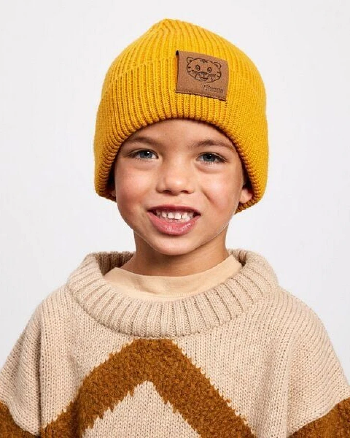 Affenzahn Kinder Mütze Beanie Merinowolle