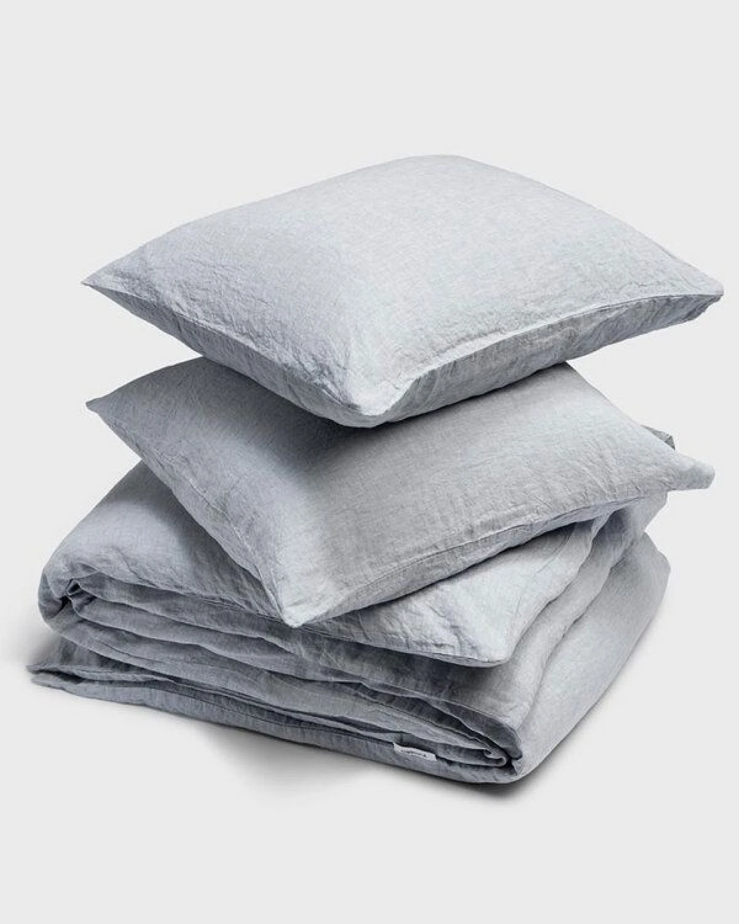 Yumeko Bettwäsche Gewaschenes Leinen Chambray – Ansicht 2