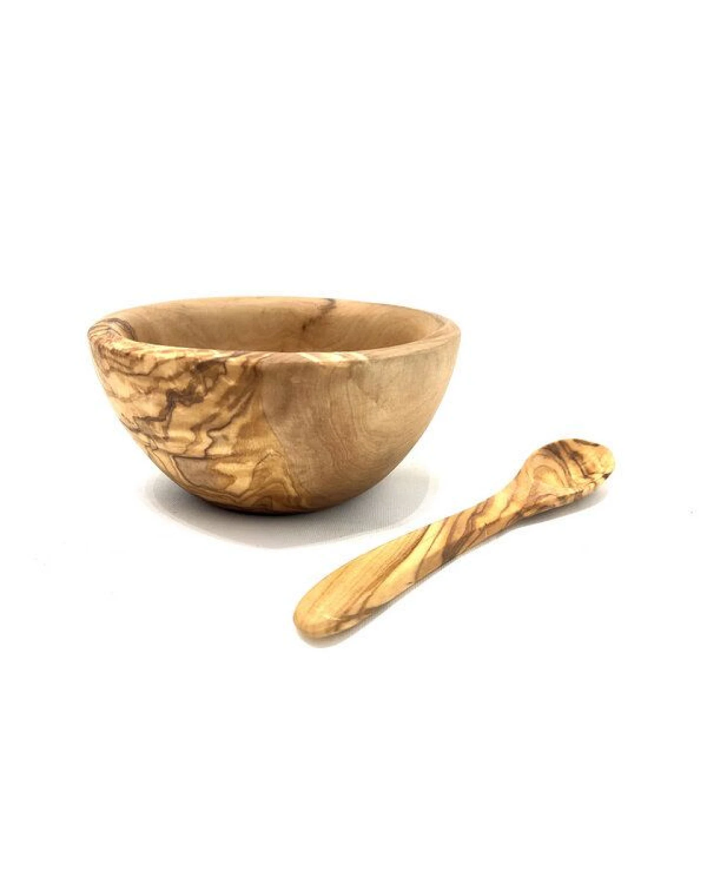 Olivenholz erleben Babybreischale Ø 12 cm rund fein geschliffen aus Olivenholz – Ansicht 3