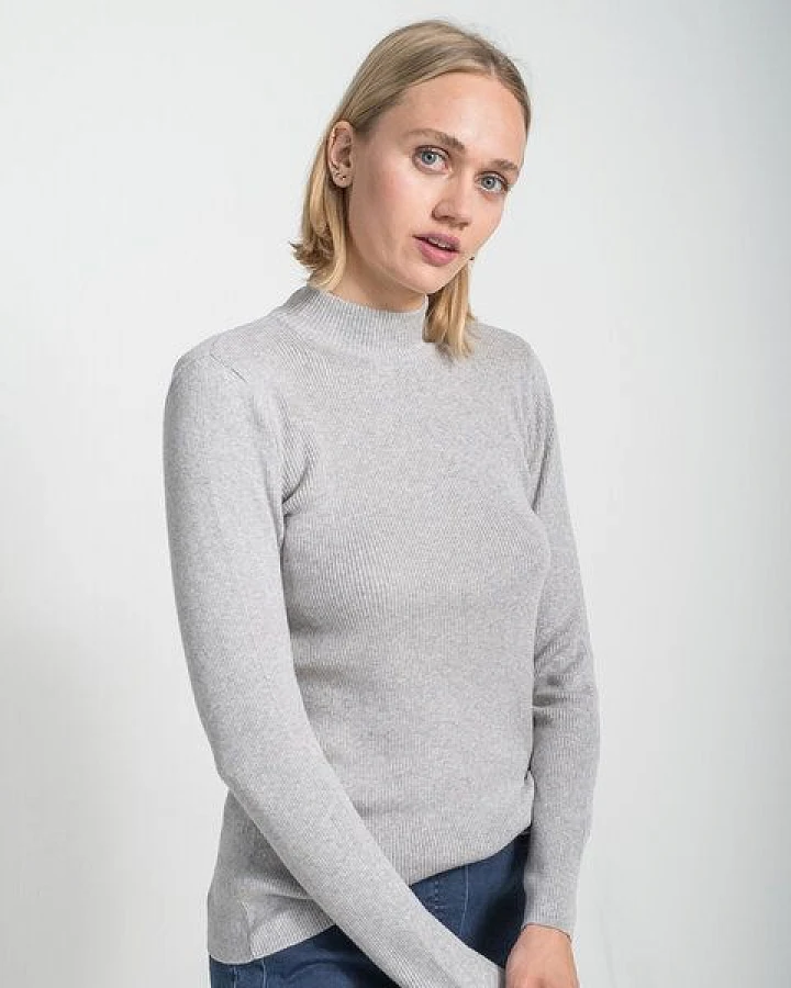 Alma & Lovis Rollkragen-Pullover aus Bio-Baumwolle
