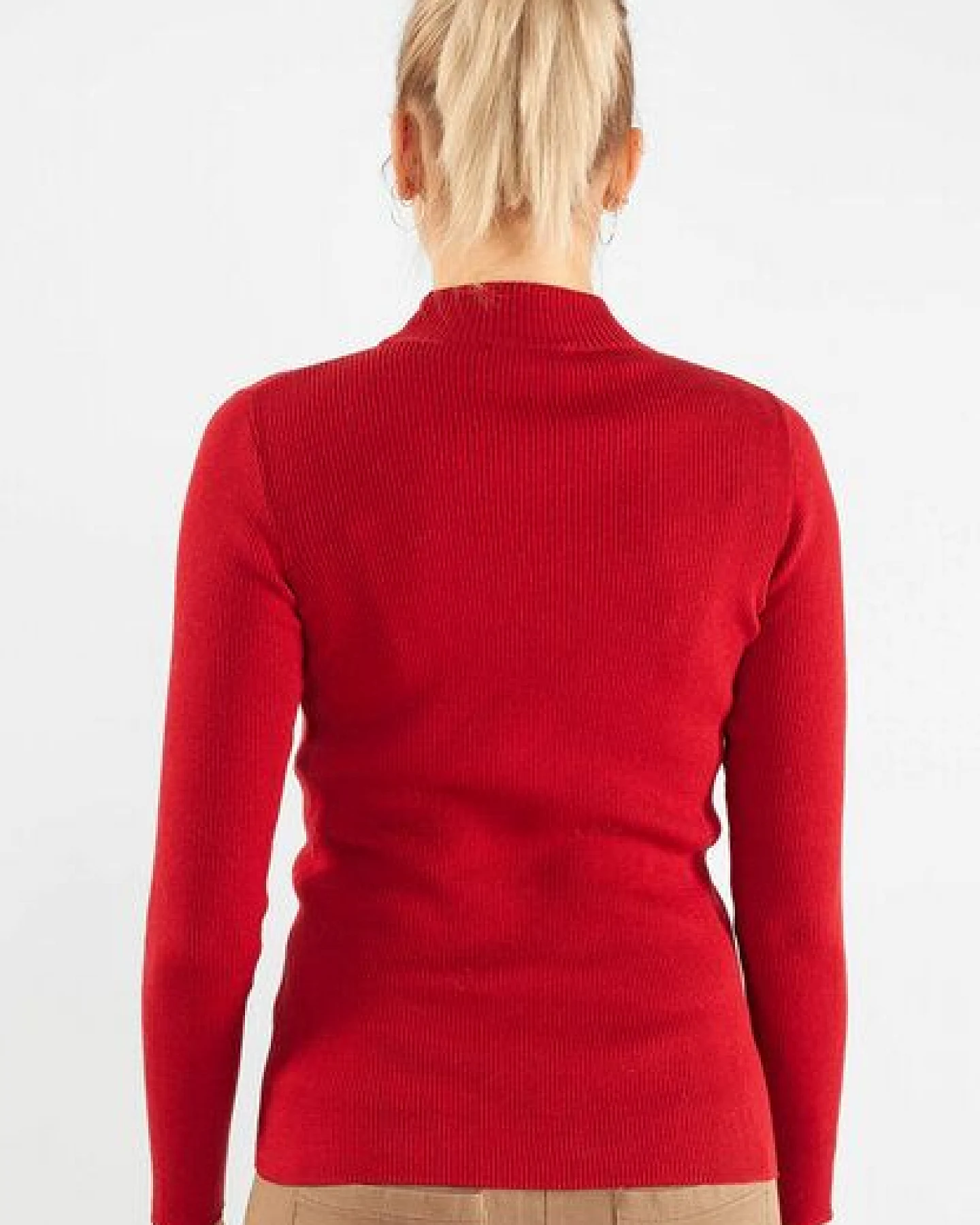 Alma & Lovis Rollkragen-Pullover aus Bio-Baumwolle – Ansicht 2