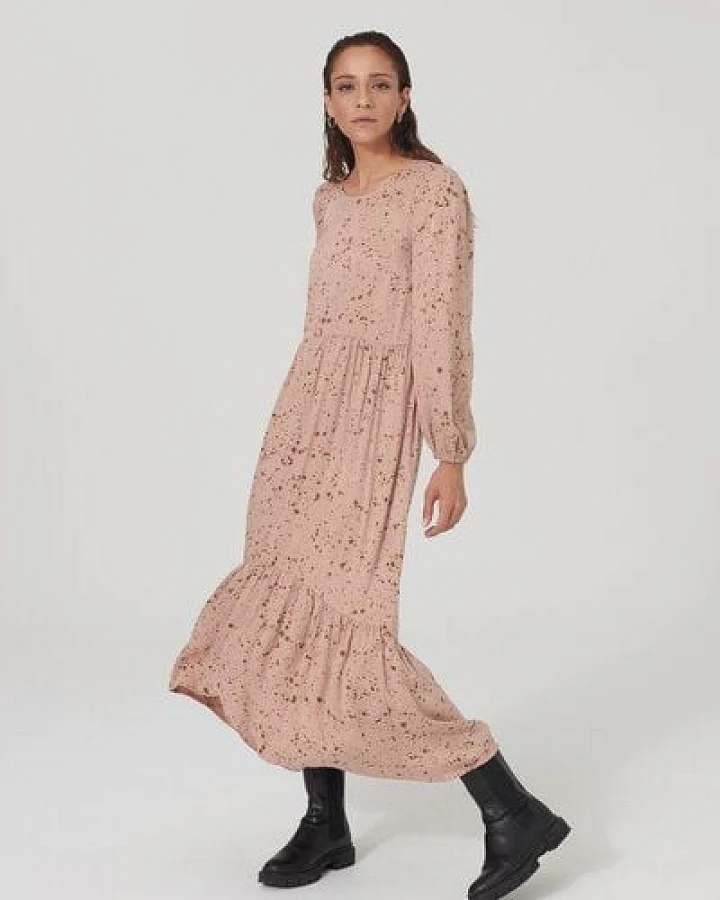 Lovjoi Kleid AUDREYANA aus CUPRO Bemberg & VISKOSE Ecovero