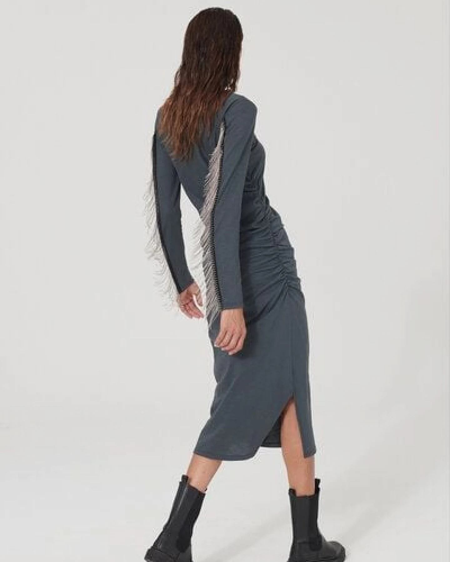 Lovjoi Kleid BEAUVOIRE aus Biobaumwolle – Ansicht 3