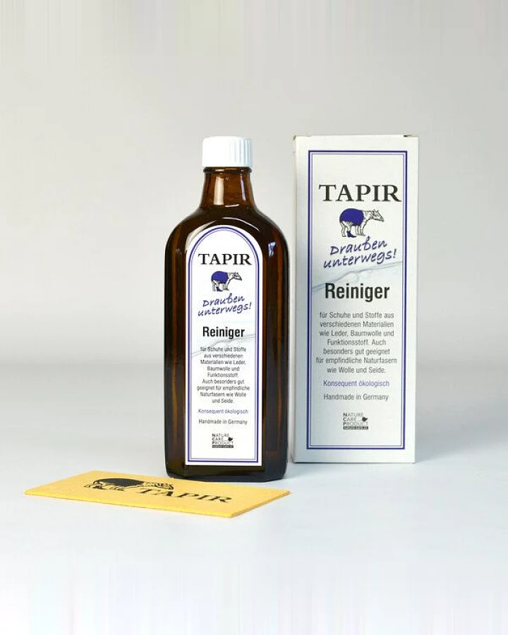 Produktseite: Tapir Schuh- und Lederpflege Tapir Draußen unterwegs! Reiniger