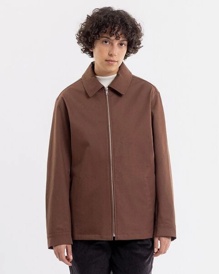 Rotholz Zip Jacke aus Bio-Baumwolle