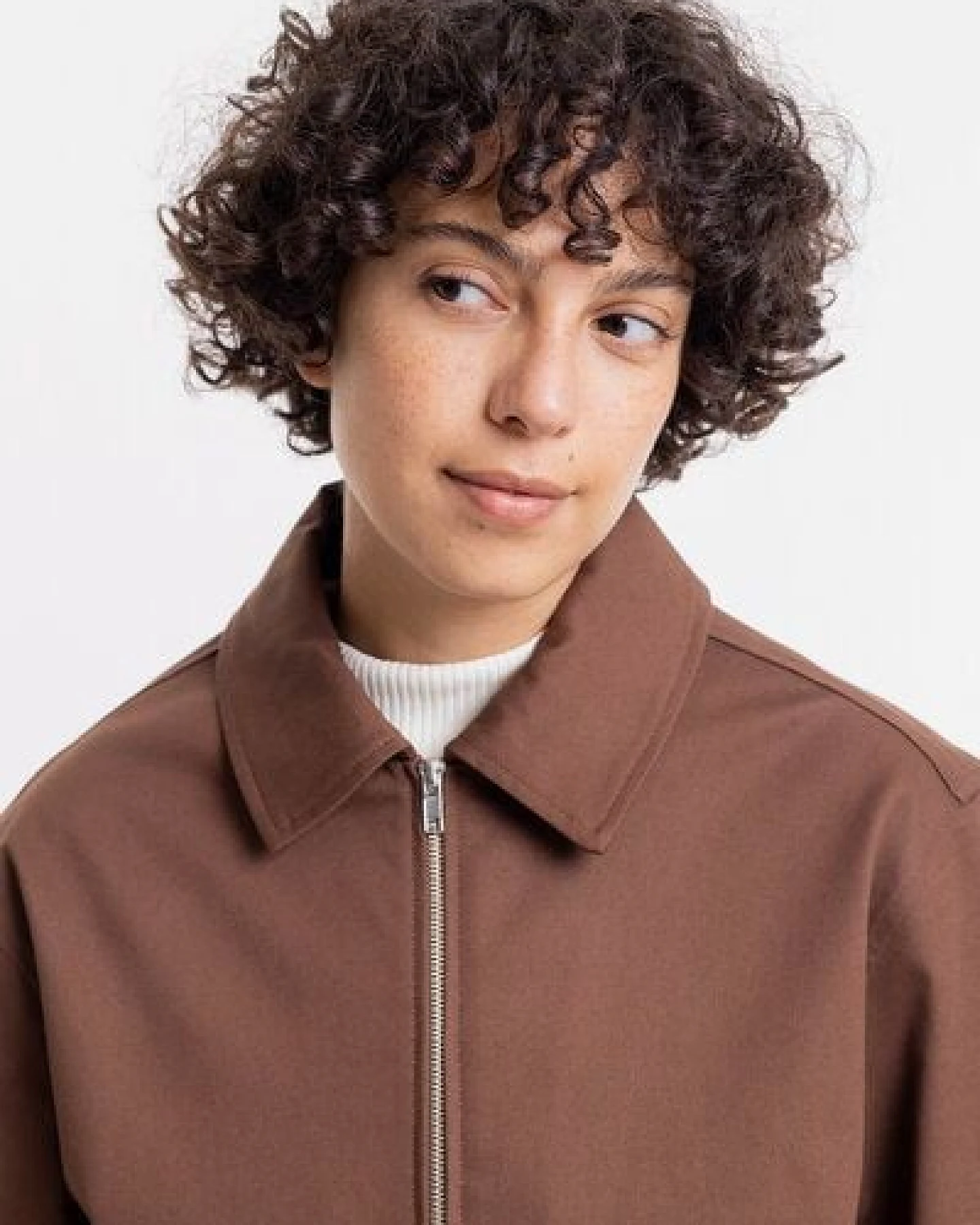 Rotholz Zip Jacke aus Bio-Baumwolle – Ansicht 4