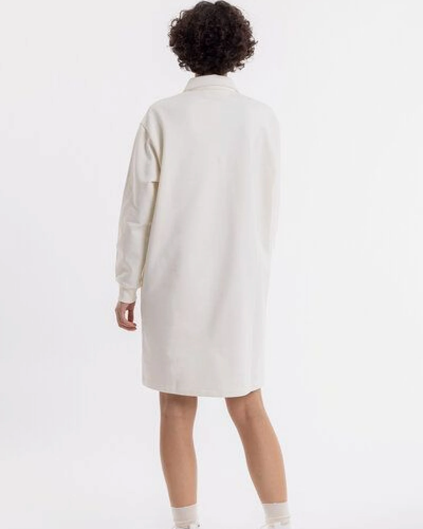 Rotholz Polo Kleid aus Bio-Baumwolle – Ansicht 3