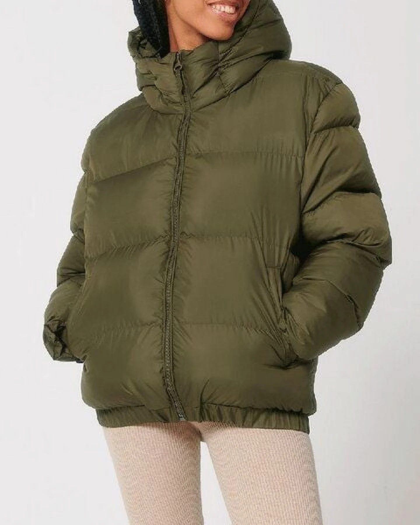 YTWOO Dicke Steppjacke für kalte Tage, nachhaltig produziert, Winterjacke, Öko Mode – Ansicht 3