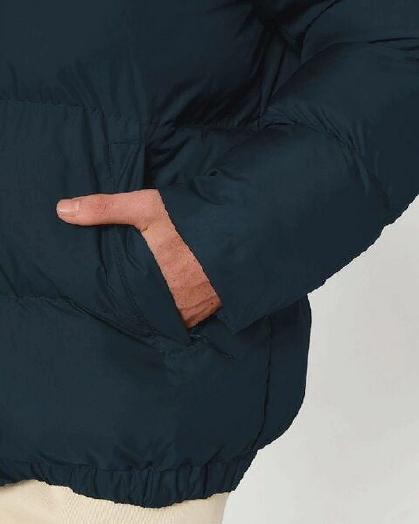 YTWOO Dicke Steppjacke für kalte Tage, nachhaltig produziert, Winterjacke, Öko Mode – Ansicht 4