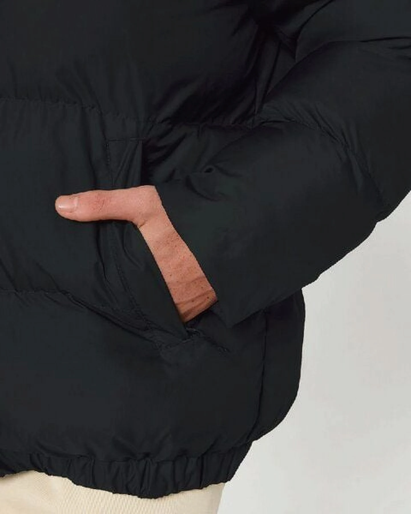 YTWOO Dicke Steppjacke für kalte Tage, nachhaltig produziert, Winterjacke, Öko Mode – Ansicht 4