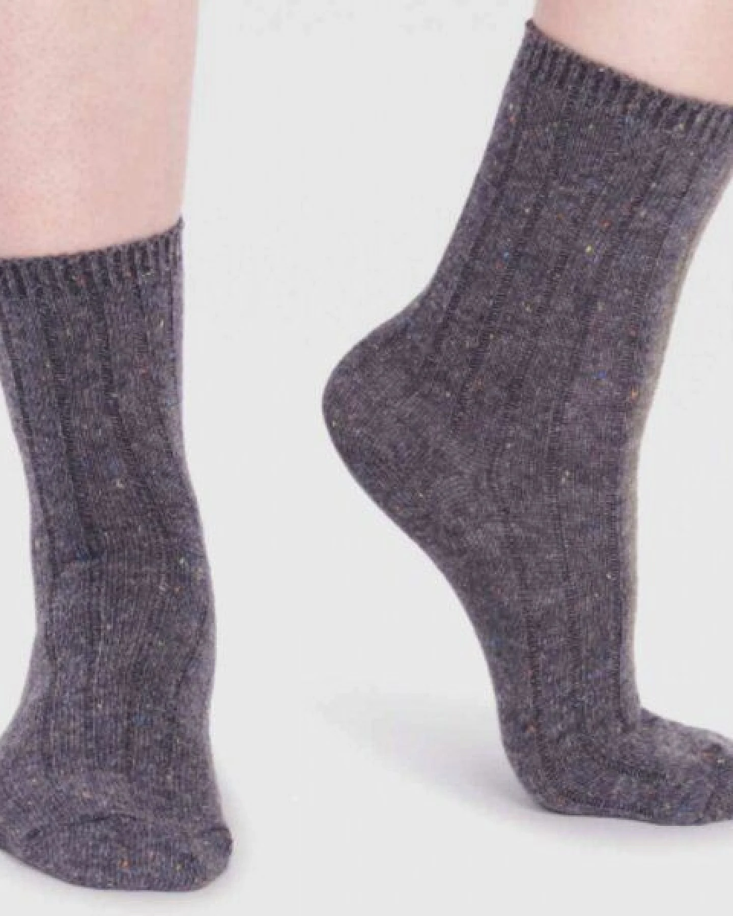 Thought Socken, Recycelt & Ribbed – Ansicht 2