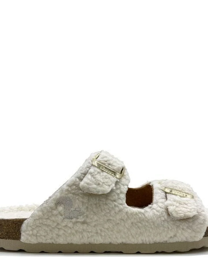 Vegane "thies ® Eco Teddy Sandale" aus rec. PET & Biobaumwolle