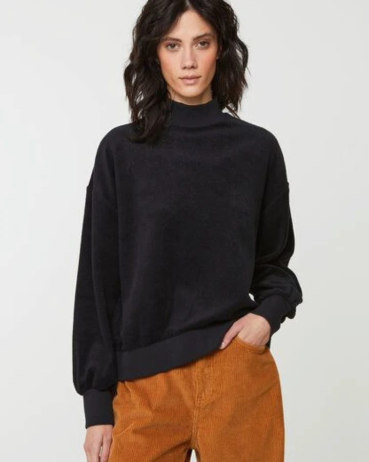 Damen Frottee Sweatshirt aus Bio-Baumwolle - DICHONDRA - recolution