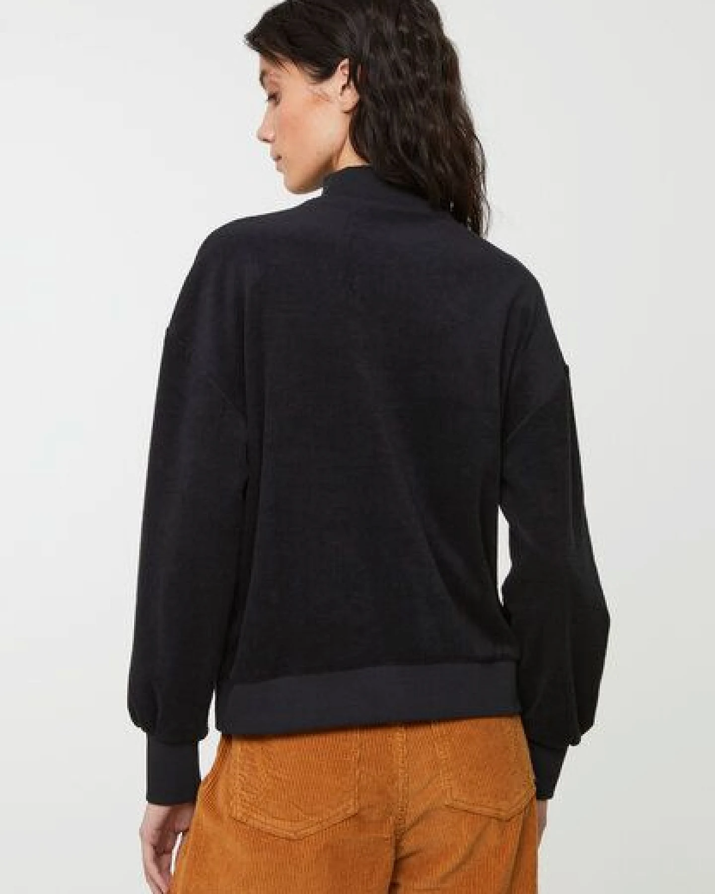 Damen Frottee Sweatshirt aus Bio-Baumwolle - DICHONDRA - recolution – Ansicht 2
