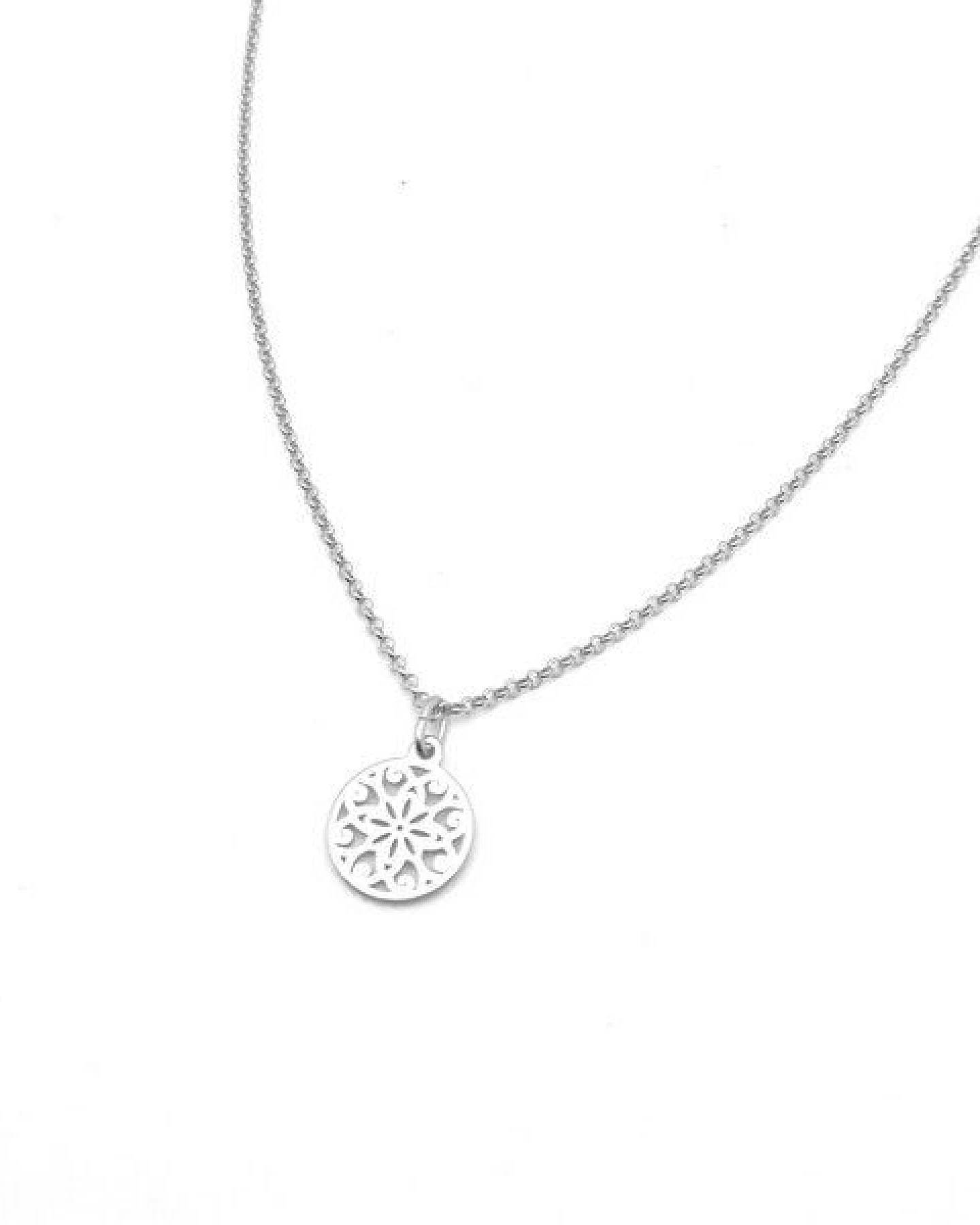 MOANINA Kette Sevilla Ornament - 925 Silber/18k Gold Vermeil - 3 Längen – Ansicht 3