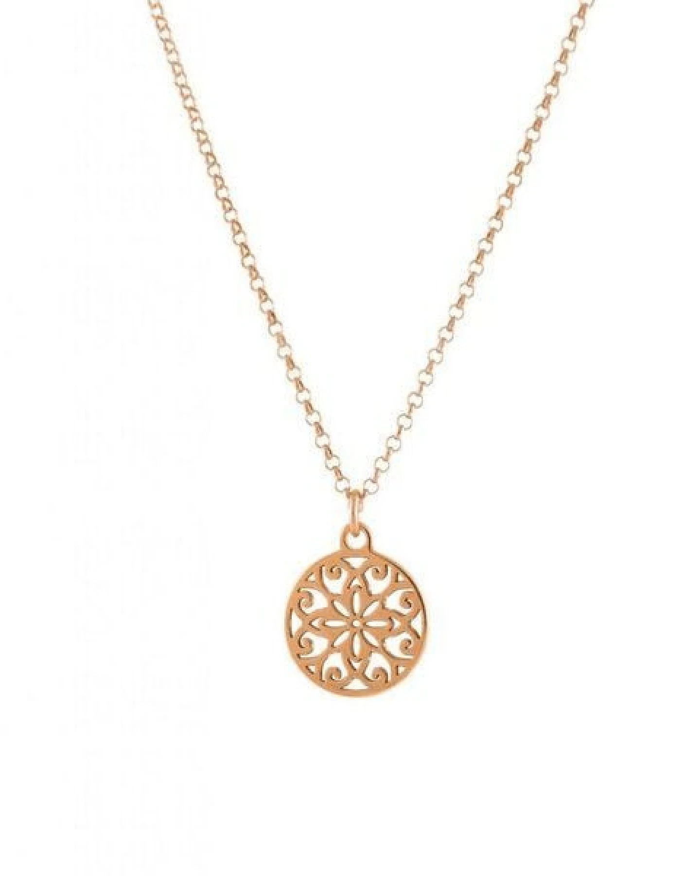 MOANINA Kette Sevilla Ornament - 925 Silber/18k Gold Vermeil - 3 Längen – Ansicht 3