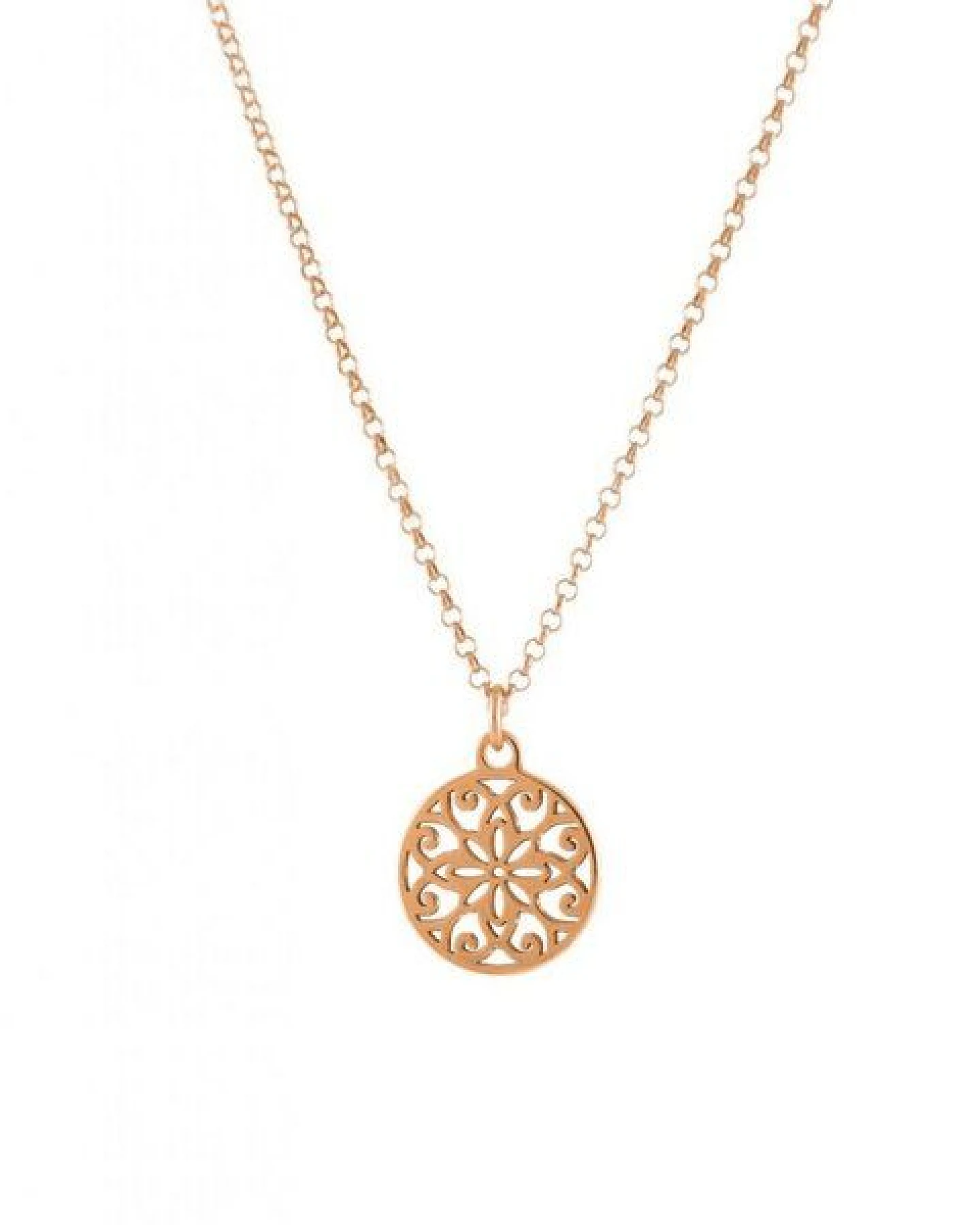 MOANINA Kette Sevilla Ornament - 925 Silber/18k Gold Vermeil - 3 Längen – Ansicht 3