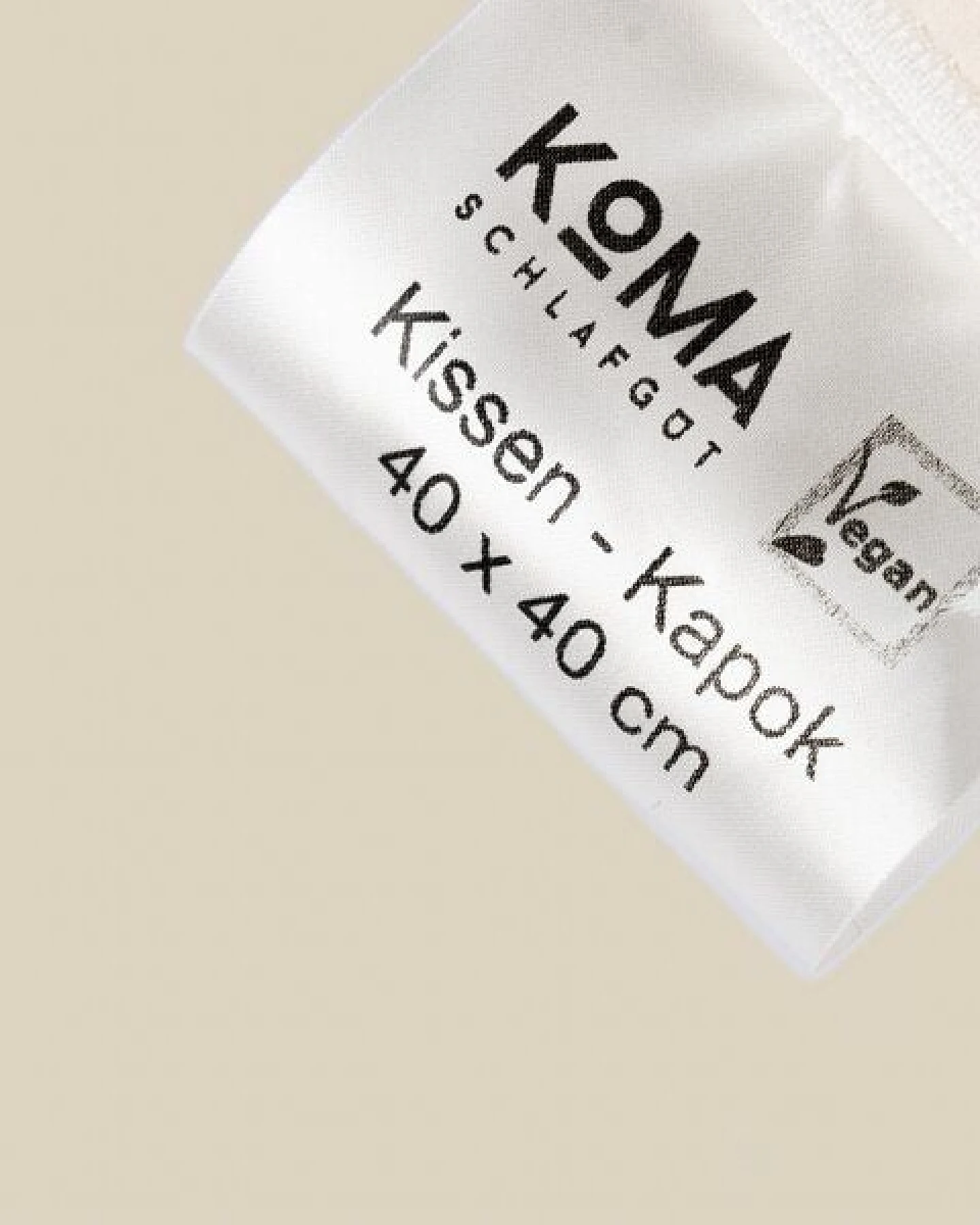 KOMA Schlafgut Kapok Bio Kissen / Füllkissen – Ansicht 4