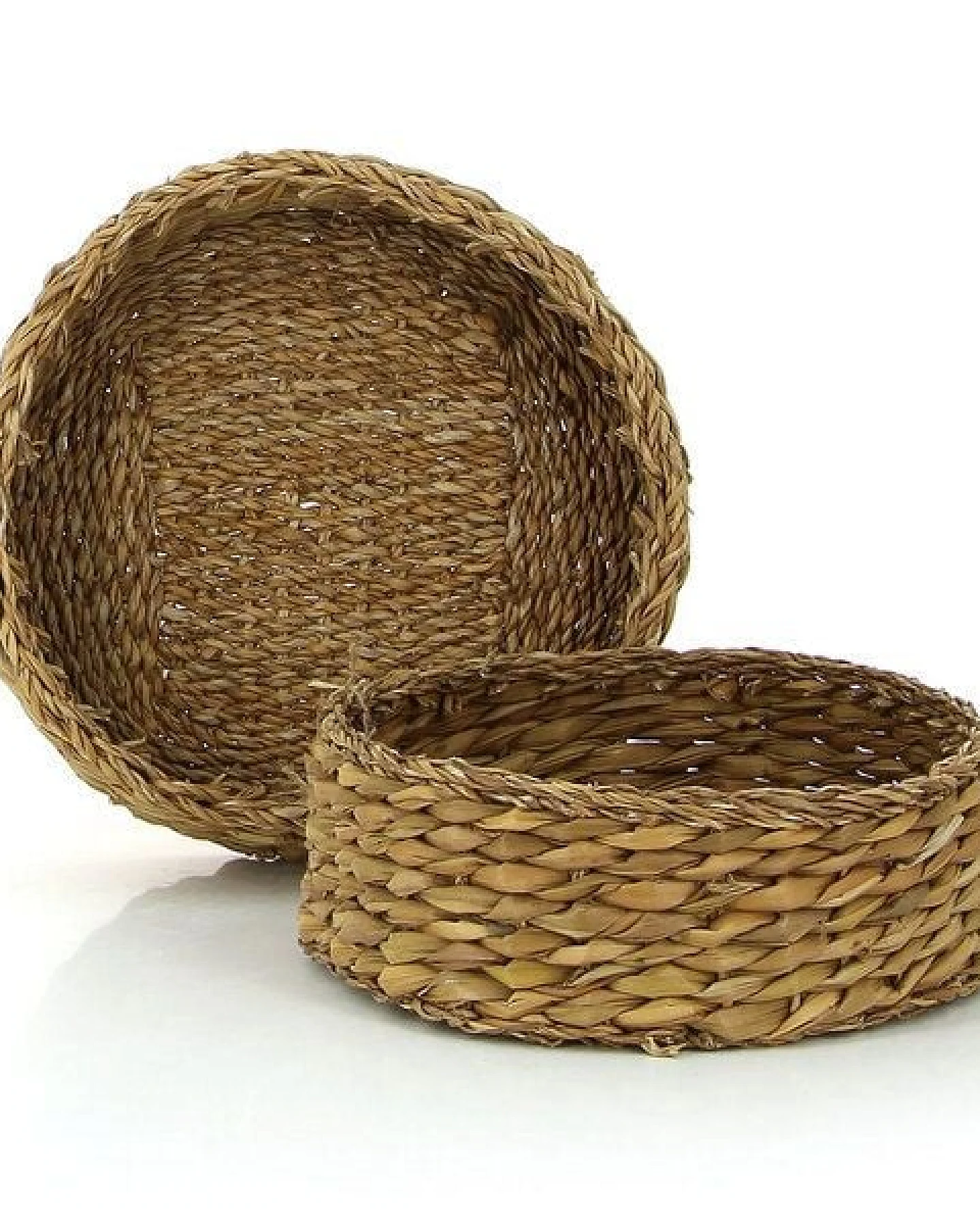GLOBO Fair Trade Rundes Korbtablett HATIYA – Ansicht 2