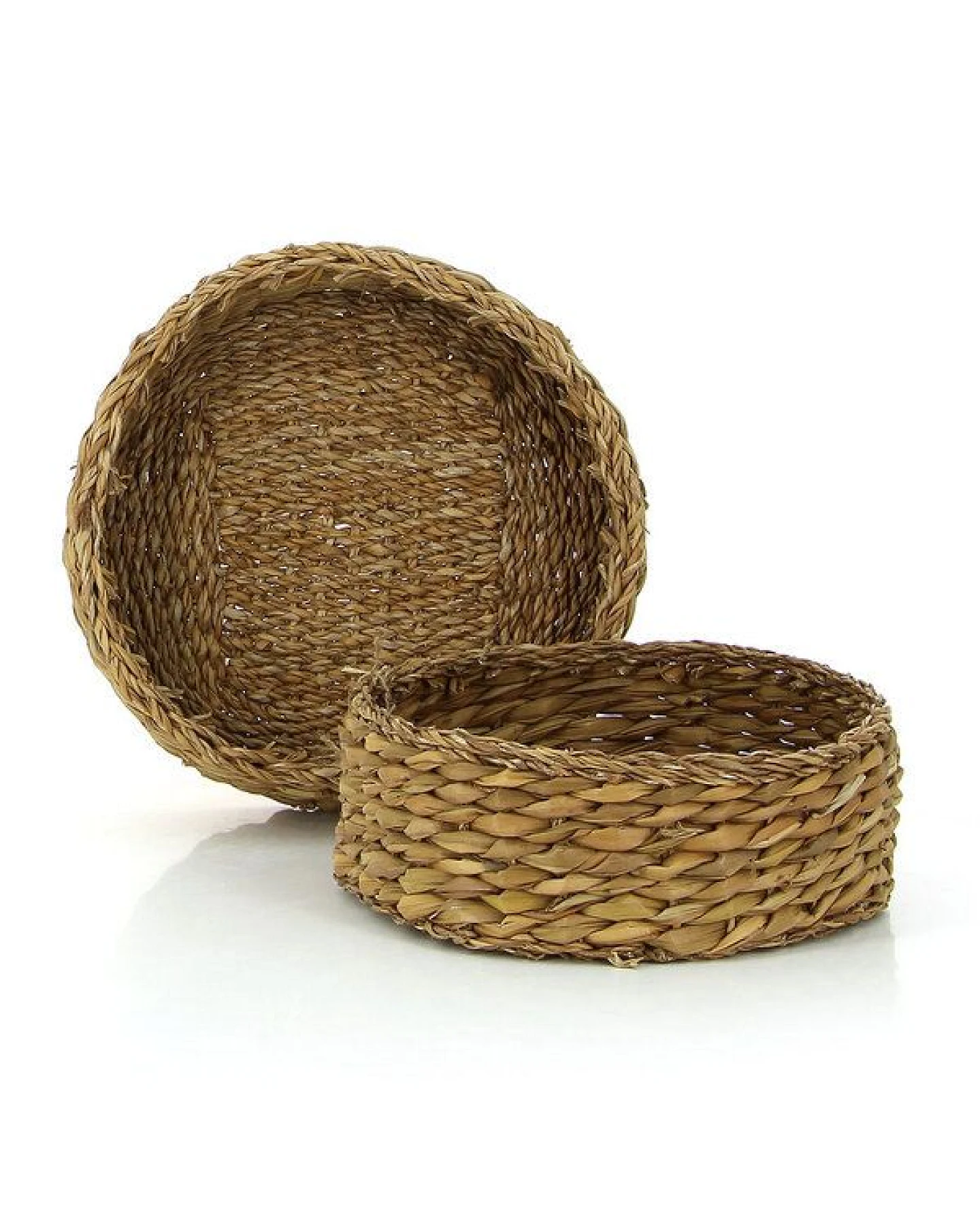 GLOBO Fair Trade Rundes Korbtablett HATIYA – Ansicht 2