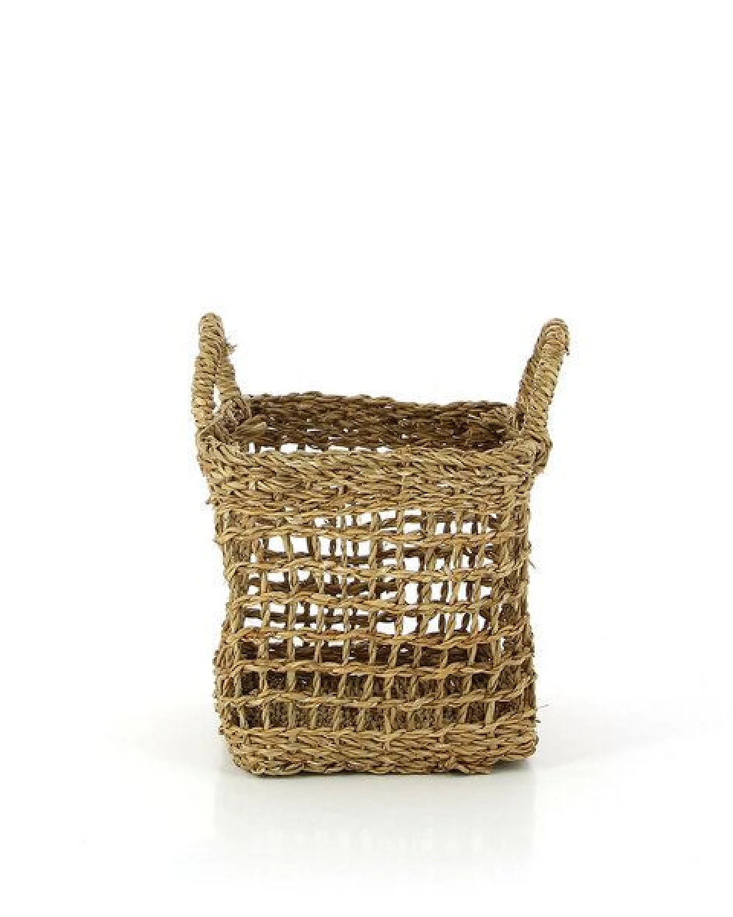 GLOBO Fair Trade Eckiger Seegraskorb BOGRA – Ansicht 2