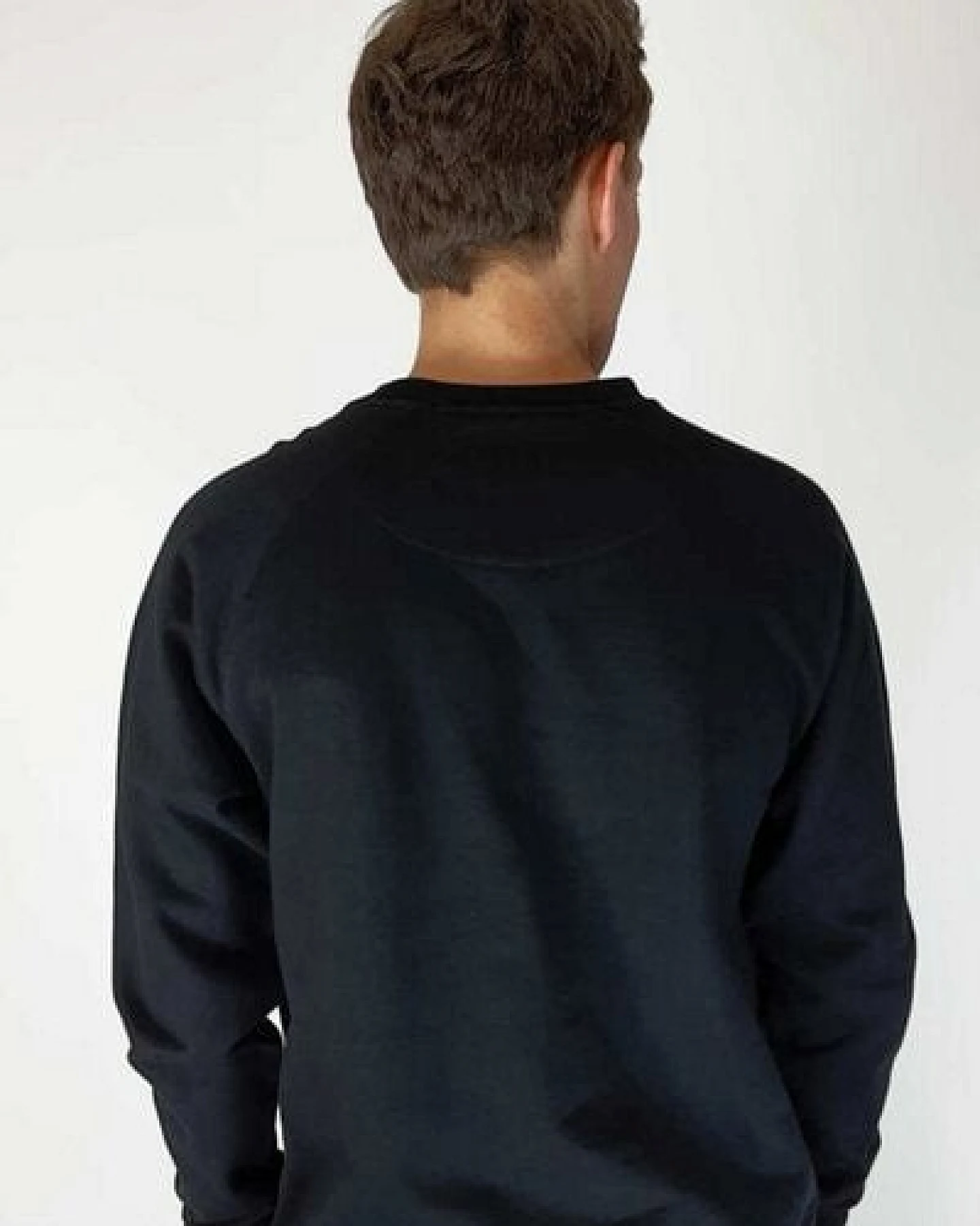 LUMEN organic Pullover HS20 SWEAT schwarz – Ansicht 2