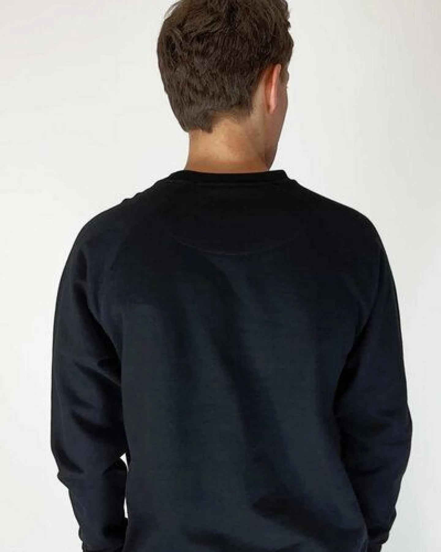 LUMEN organic Pullover HS20 SWEAT schwarz – Ansicht 2