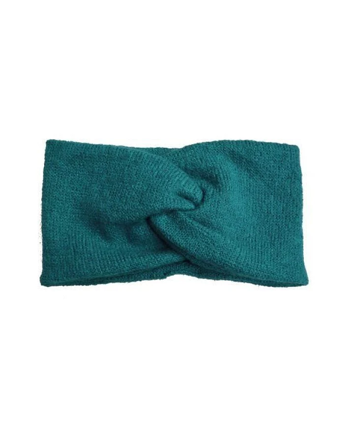 WiDDA berlin Taubenblaues Strickstirnband DOVE aus DEAD STOCK FABRIC