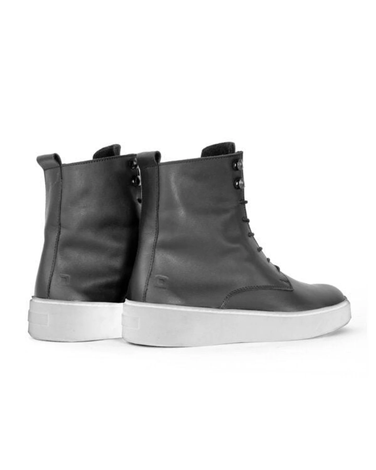 SORBAS '96v vegane Boots aus recycling Kunstleder Schwarz – Ansicht 3