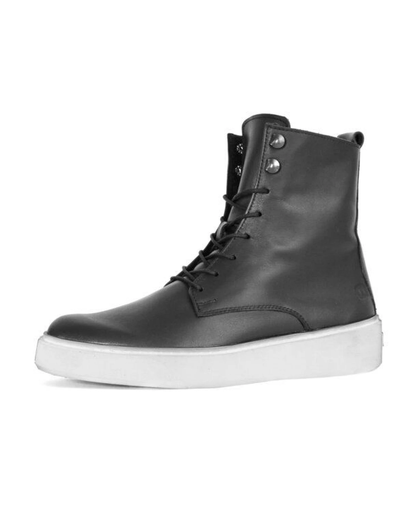 SORBAS '96v vegane Boots aus recycling Kunstleder Schwarz – Ansicht 4
