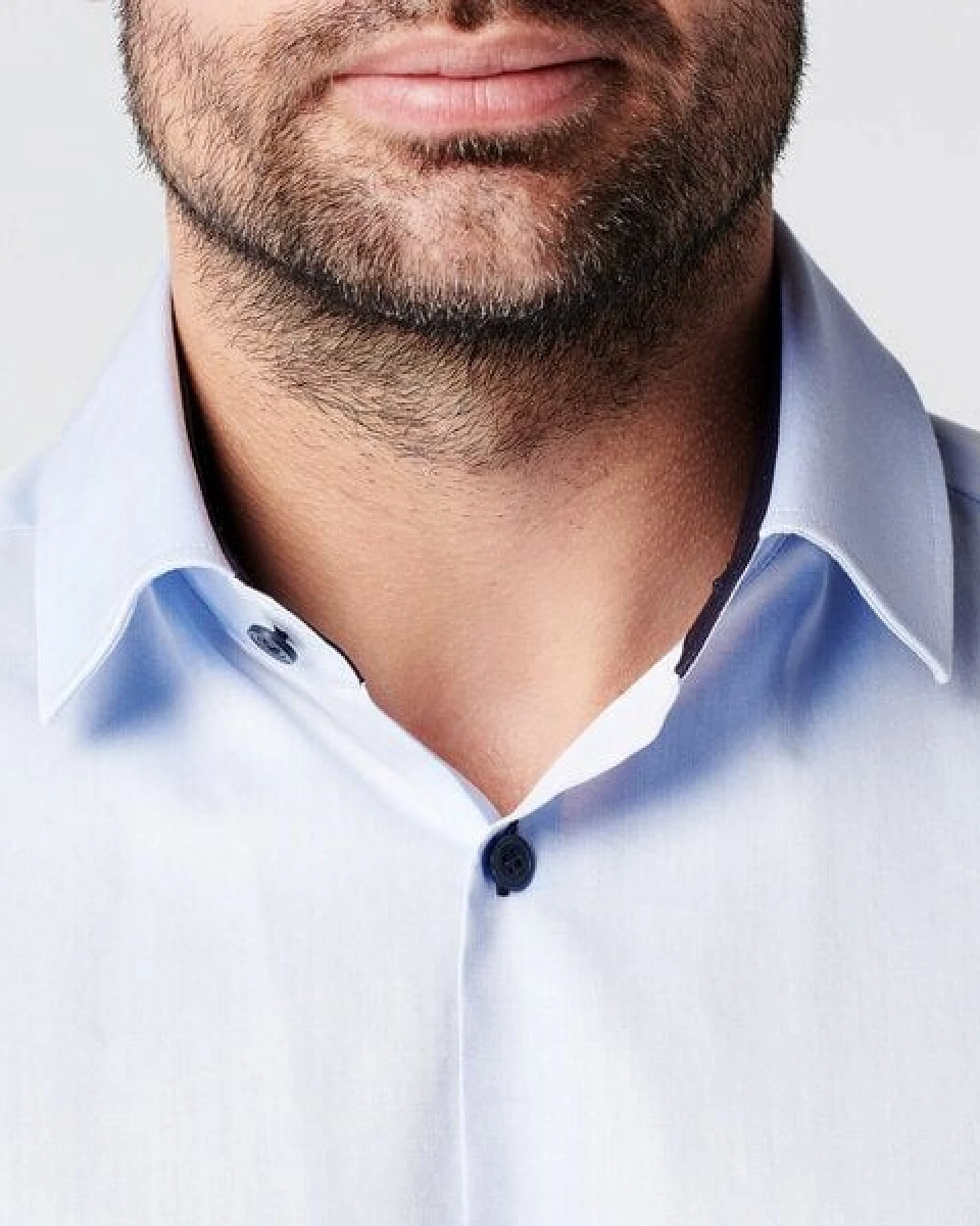 SKOT Fashion Nachhaltige Langarm Herren Hemd Geschäft Blau 100% bio – Ansicht 4