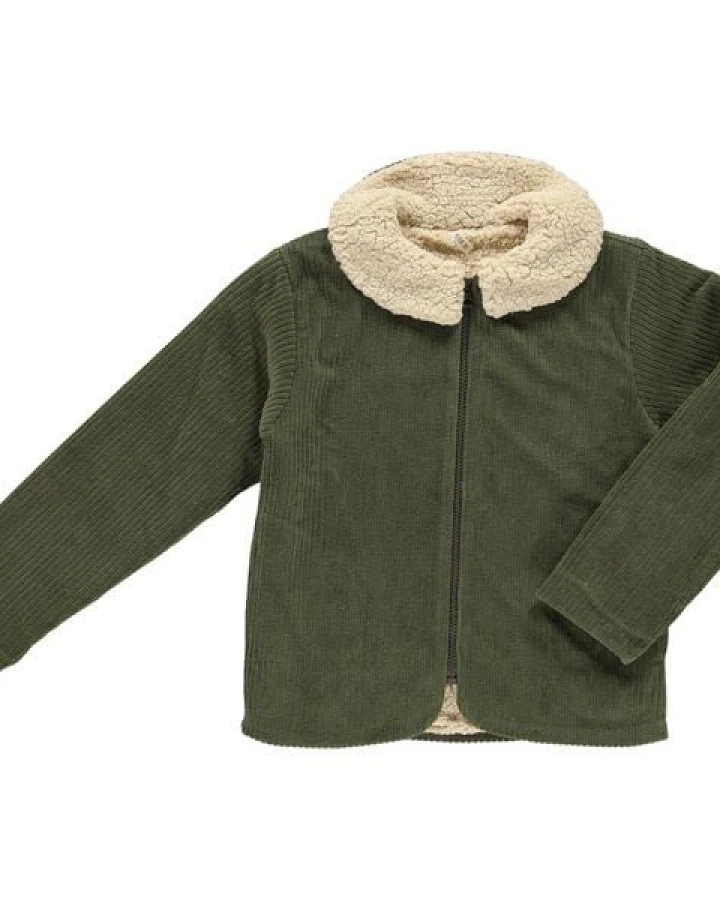 PETER JO Jacke aus Bio-Cordsamt und Fleece Oregon UNISEX