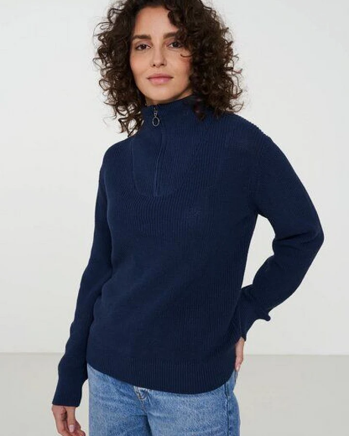 Damen Stricktroyer aus Bio-Baumwolle - NIGELLA - recolution