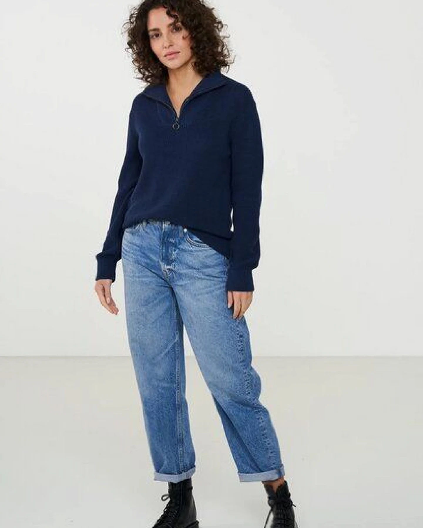 Damen Stricktroyer aus Bio-Baumwolle - NIGELLA - recolution – Ansicht 3